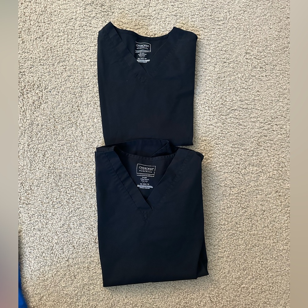 CHEROKEE V neck scrub top Bundle of 2